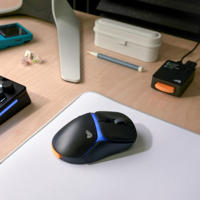 Glorious Gaming Model D3 Wireless Gaming Mouse - InfinitePlay Swappable Battery System, 8k Polling, 130M Click Optical Switches, Ultralight 69g, 30K DPI Optical Sensor, RGB - Black