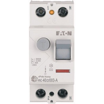 HNC-40/2/003-A 40A/ 30MA/A DIFFERENTIAL CIRCUIT BREAKER 40A 2P 2M 30MA A 6KA