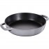 STAUB Patelnia eliwna z dwoma uchwytami 26 cm, grafitowy