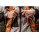 Belay kit with waist belt and shock absorber Belay kit with waist belt and shock absorber