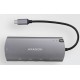 AXAGON HMC-6M2, USB 3.2 Gen 1 hub, por AXAGON HMC-6M2, USB 3.2 Gen 1 hub, por