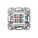 Digitus CAT 6, Class E, wall outlet, shielded, surface mount Digitus CAT 6, Class E, wall outlet, shielded, surface mount