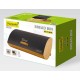 Maestro MR-1775-BLACK bread box Other Black, Wood Bamboo, Metal