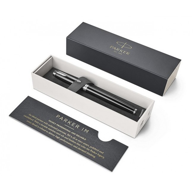 Parker IM fountain pen Cartridge filling system Black, Chrome 1 pc(s)