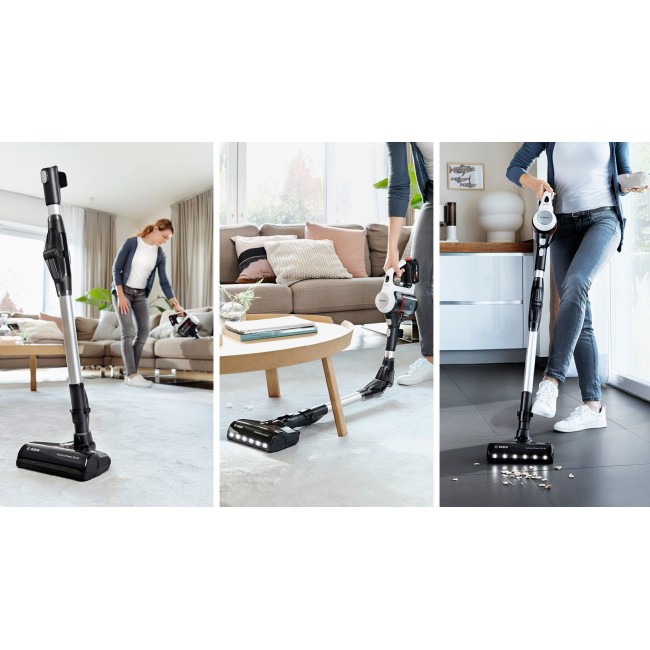 Bosch BSS711W stick vacuum/electric broom Battery Dry Bagless 0.3 L Black, Silver, White Bosch BSS711W stick vacuum/electric broom Battery Dry Bagless 0.3 L Black, Silver, White