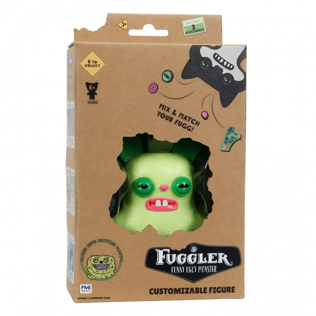 FUGGLER S1 CUSTOMIZABLE FIGURES 11,5 CM - RABID RABBIT GREEN FUGGLER S1 CUSTOMIZABLE FIGURES 11,5 CM - RABID RABBIT GREEN