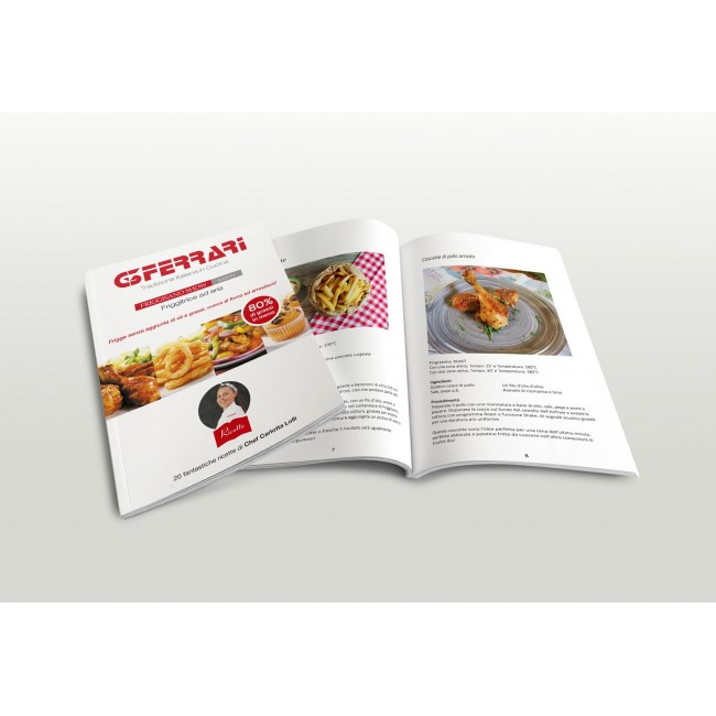 G3 Ferrari Friggisano Snow Single 5 L 1200 W Hot air fryer Stainless steel