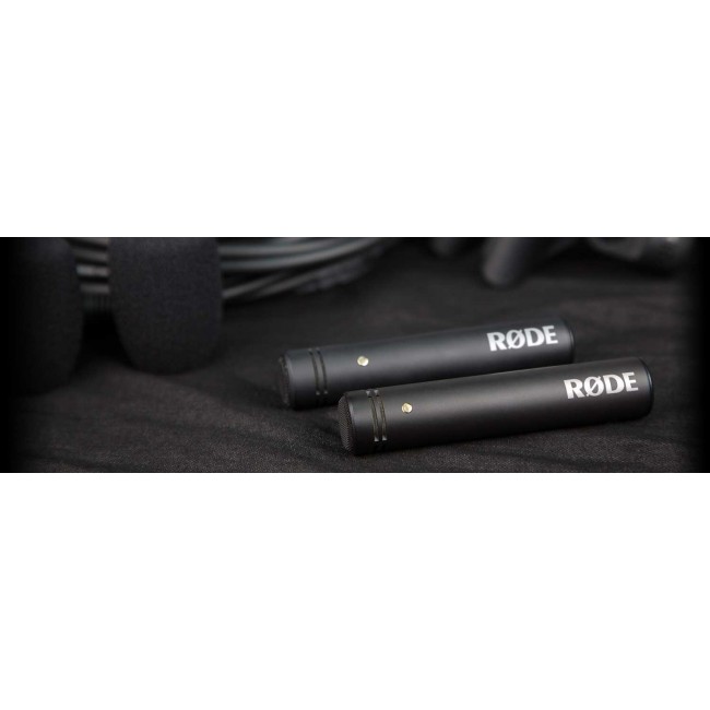 R DE M5 Pair - pair of condenser microphones, black
