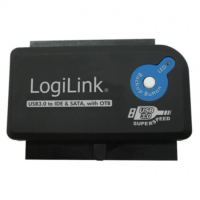 LogiLink AU0028A cable gender changer USB 3.0 IDE / SATA Black