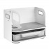 Desk organizer with drawer Ergo Office, white, max. 10kg, ER-440