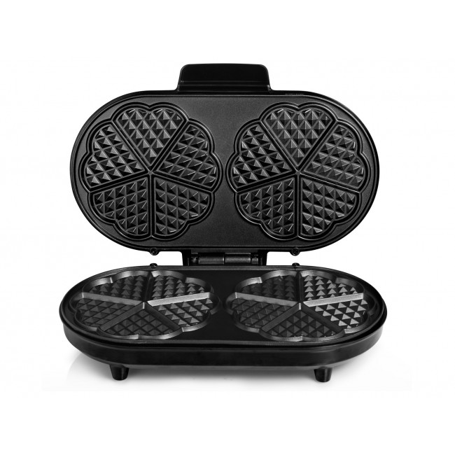 Tristar | WF-2120 | Waffle maker | 1200 W | Number of pastry 10 | Heart shaped | Black