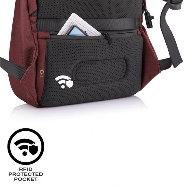 XD DESIGN ANTI-THEFT BACKPACK BOBBY SOFT RED P/N: P705.794 XD DESIGN ANTI-THEFT BACKPACK BOBBY SOFT RED P/N: P705.794