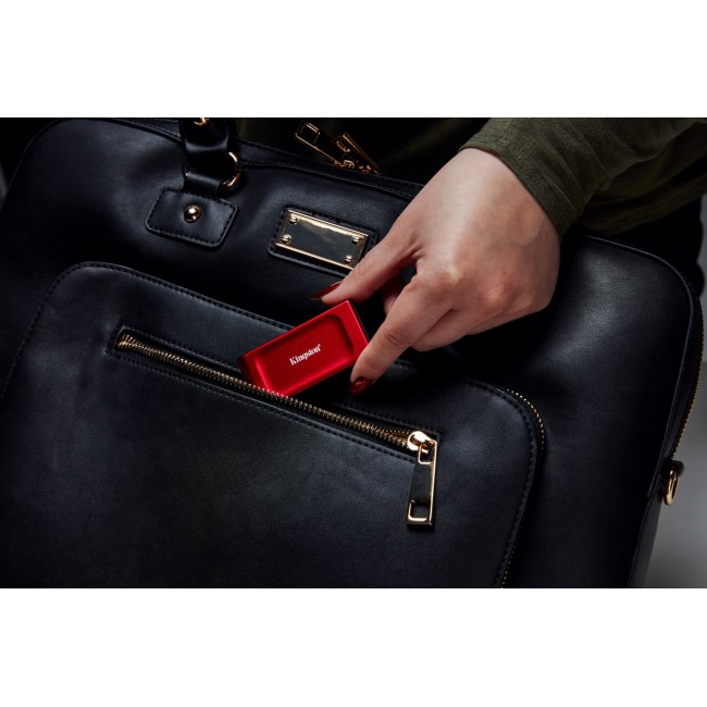 Kingston Technology 2TB XS1000 Red External USB 3.2 Gen 2 Portable Solid State Drive