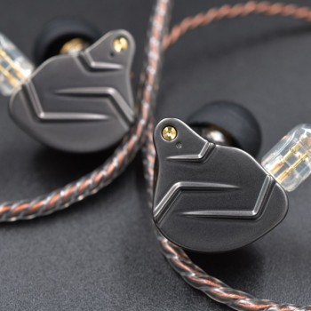 KZ Acoustics ZSN Pro X. Black 3.5mm earphones