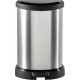Curver Deco Bins 3253922160018 Round Black,Silver