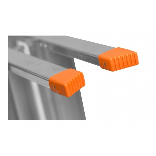 Krause Dopplo double-sided step ladder silver Krause Dopplo double-sided step ladder silver