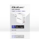 Qoltec 140W GaN Wall Charger | 5-20V | 2.5-5A | 3 x USB-C PD | 1 x USB QC 3.0 | White