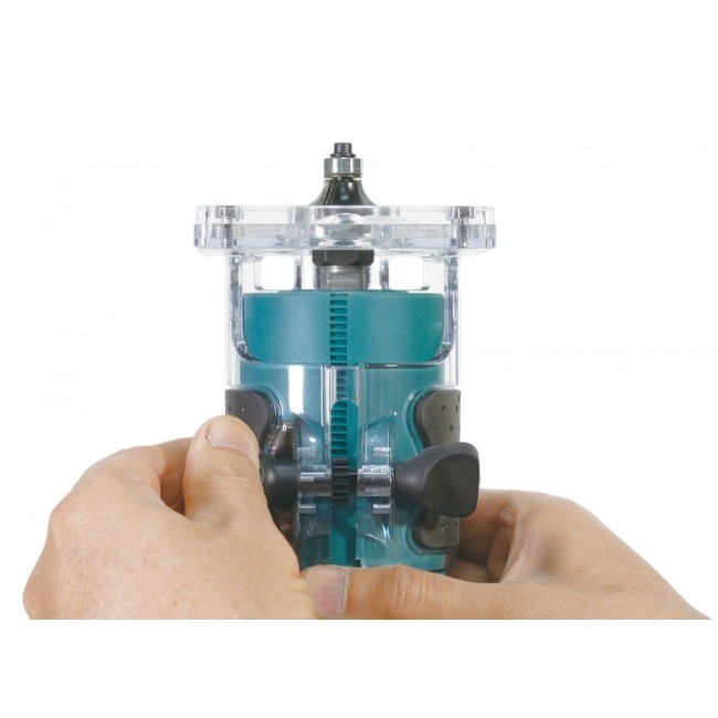 Battery-powered milling machine Makita DRT52Z Blue, Black