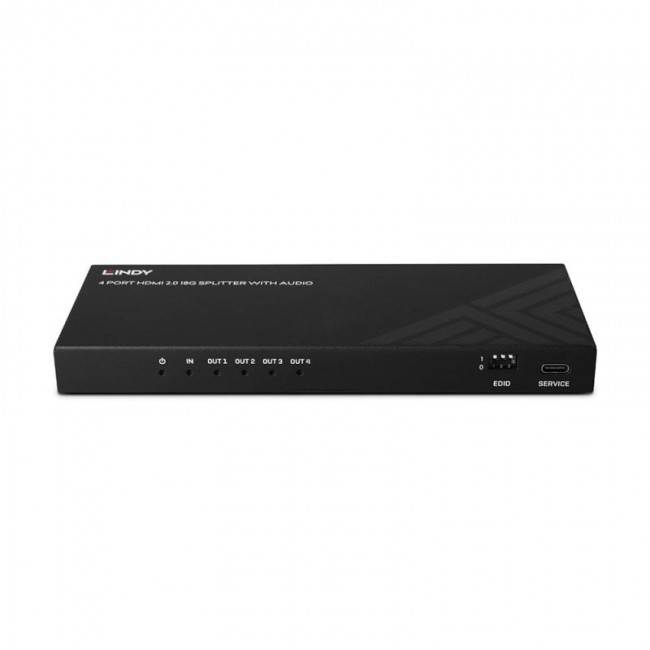 Lindy 4 Port HDMI 8K60 Splitter with Audio Lindy 4 Port HDMI 8K60 Splitter with Audio