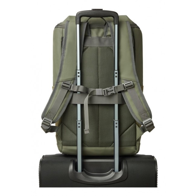 Rivacase Eden backpack Travel backpack Olive PU leather, Polyester, Recycled polyethylene terephthalate (rPET) Rivacase Eden backpack Travel backpack Olive PU leather, Polyester, Recycled polyethylene terephthalate (rPET)