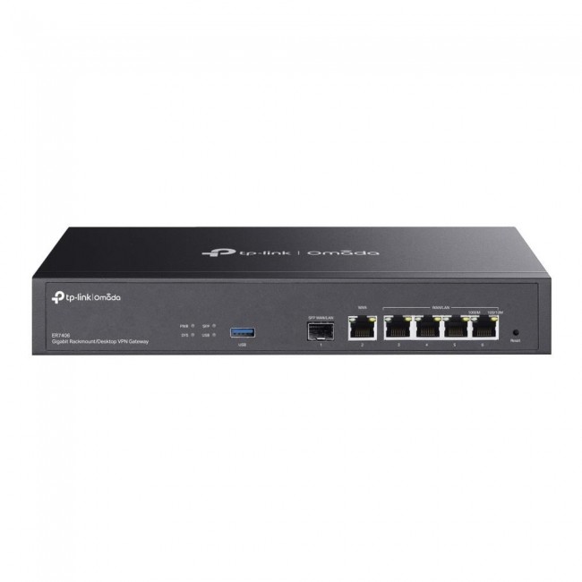 TP-Link ER7406 wired router Gigabit Ethernet Black