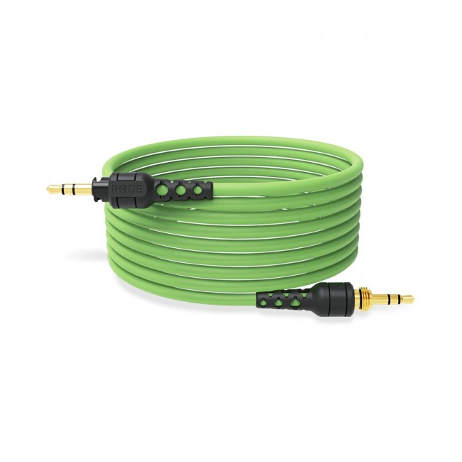 R DE NTH-Cable24 green audio cable 2.4 m 3.5mm TRS