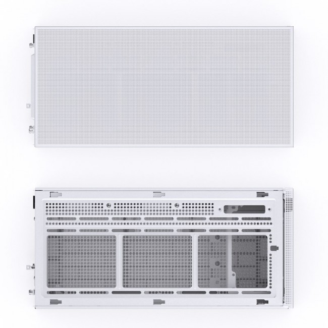 Jonsbo D31 Micro-ATX Case, Tempered Glass - white