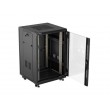 Lanberg FF01-6618-12B rack cabinet 18U Freestanding rack Black Lanberg FF01-6618-12B rack cabinet 18U Freestanding rack Black