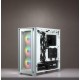 Corsair iCUE 4000X RGB Midi Tower White Corsair iCUE 4000X RGB Midi Tower White