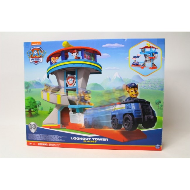 PAW Patrol Lookout Tower Playset with Toy Car Launcher, 2 Chase Action Figures, Chase s Police Cruiser and Accessories, Kids Toys for Ages 3 and up PAW Patrol Lookout Tower Playset with Toy Car Launcher, 2 Chase Action Figures, Chase s Police Cruiser and Accessories, Kids Toys for Ages 3 and up