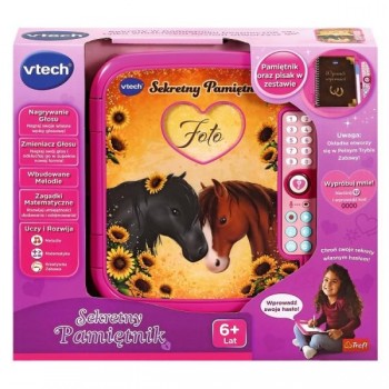 Secret Diary teaches and develops, built-in melodies, voice changer, voice recording, pen included 61672 VTECH