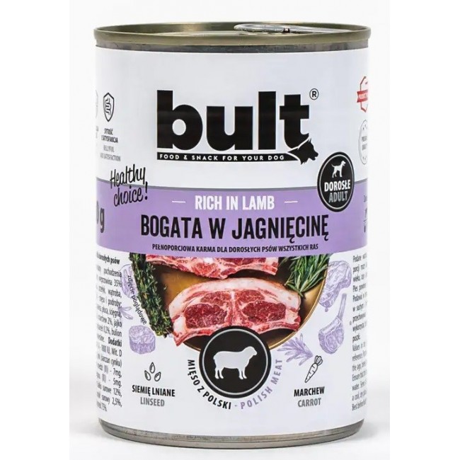 BULT Rich in lamb - Wet dog food - 800 g BULT Rich in lamb - Wet dog food - 800 g