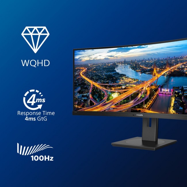 Philips B Line 346B1C/00 computer monitor 86.4 cm (34 Philips B Line 346B1C/00 computer monitor 86.4 cm (34