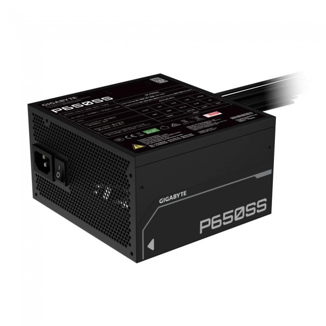 GIGABYTE P650SS power supply unit 650 W 20+4 pin ATX ATX Black GIGABYTE P650SS power supply unit 650 W 20+4 pin ATX ATX Black