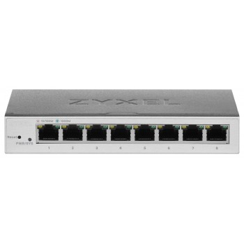 Zyxel GS1200-8 Managed Gigabit Ethernet Switch (10/100/1000) Silver