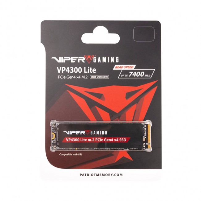 Patriot Memory VP4300 Lite M.2 1 TB PCI Express 4.0 NVMe (VP4300L1TBM28H) Patriot Memory VP4300 Lite M.2 1 TB PCI Express 4.0 NVMe (VP4300L1TBM28H)