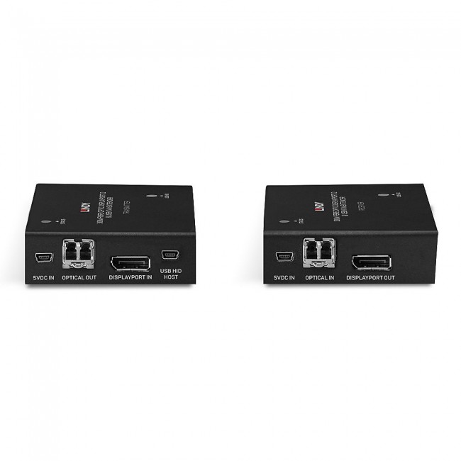Lindy 300m Fibre Optic DisplayPort 1.2 and USB KVM Extender
