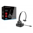Conceptronic POLONA Wireless Bluetooth Headset with Charging Dock & Bluetooth USB Audio Adapter