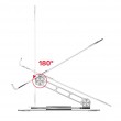 Unitek OT180SL01 360 adjustable laptop stand 10-16