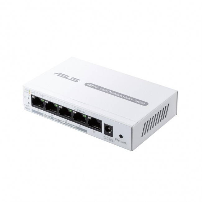 ASUS ExpertWiFi EBP15 Managed Gigabit Ethernet (10/100/1000) Power over Ethernet (PoE) White ASUS ExpertWiFi EBP15 Managed Gigabit Ethernet (10/100/1000) Power over Ethernet (PoE) White
