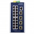 PLANET IGS-6325-16T4S network switch Managed L3 Gigabit Ethernet (10/100/1000) Blue, Grey