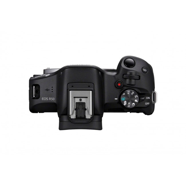 Canon EOS R50, Black + RF-S 18-45mm F4.5-6.3 IS STM Kit MILC 24.2 MP CMOS 6000 x 4000 pixels Canon EOS R50, Black + RF-S 18-45mm F4.5-6.3 IS STM Kit MILC 24.2 MP CMOS 6000 x 4000 pixels