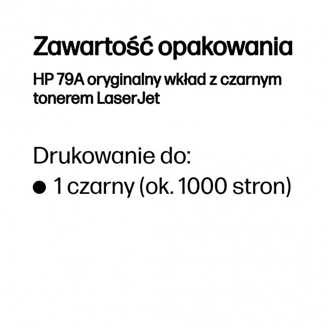 HP 79A Black Original LaserJet Toner Cartridge