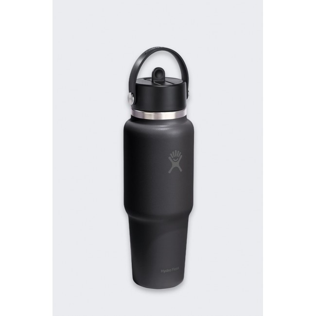 Butelka termiczna Hydro Flask 32 Oz Wide Flex Straw Travel Bottle (946 ml) - black