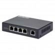 Intellinet 4-Port Gigabit Ultra PoE Extender, Adds up to 100 m (328 ft.) to PoE Range, 90 W PoE Power Budget, Four PSE Ports with up to 30 W Output, IEEE 802.3bt/at/af Compliant, Metal Housing