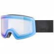 Uvex 5506812330 winter sport goggles Blue Unisex Cylindrical(flat) lens