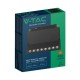 Rail luminaire 48V V-TAC 10W LED SMART WiFi TRACKLIGHT 3in1 Black VT-3610 2700K-6400K 900lm Rail luminaire 48V V-TAC 10W LED SMART WiFi TRACKLIGHT 3in1 Black VT-3610 2700K-6400K 900lm