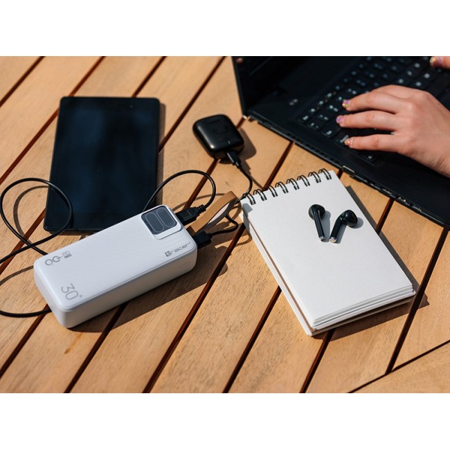 Tracer Blaze 30000 mAh 65 W, White Tracer Blaze 30000 mAh 65 W, White