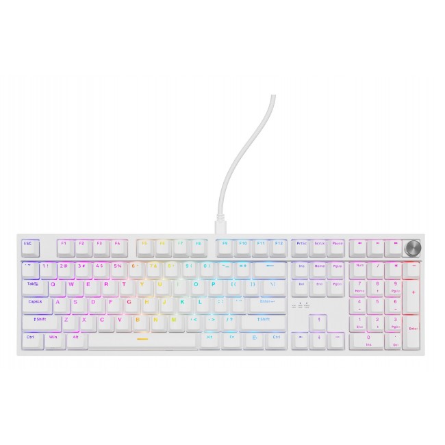 GENESIS THOR 404 keyboard Universal USB QWERTY English White GENESIS THOR 404 keyboard Universal USB QWERTY English White