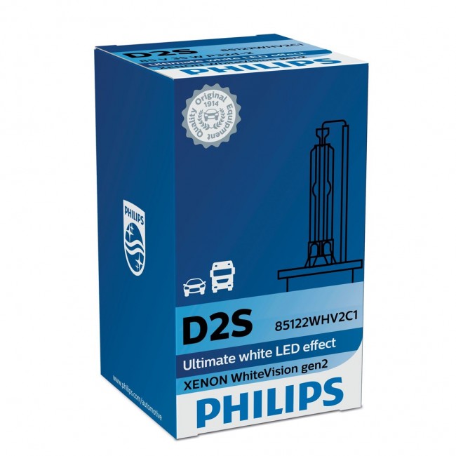 Bulb D2S 85V 35W P32D-2 WhiteVision gen2, white 50 Bulb D2S 85V 35W P32D-2 WhiteVision gen2, white 50